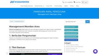 Management Member Area | Niagahoster