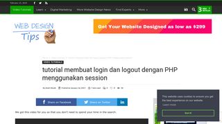 tutorial membuat login dan logout dengan PHP menggunakan session ...