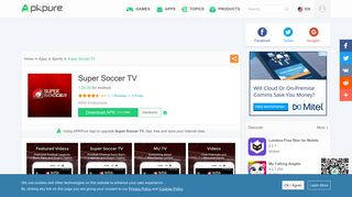 Super Soccer TV for Android - APK Download - APKPure.com