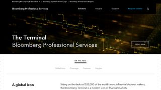 Bloomberg Terminal | Bloomberg Professional Services