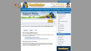 How to Change WHM Password « HostGator.com Support Portal