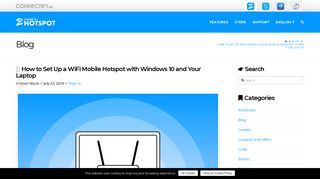 How to Set Up a WiFi Mobile Hotspot with Windows 10 and Your Laptop