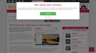 The Caravan Club has a new name - Caravan News - New & Used ...