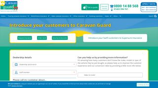 Introduce your customers to Caravan Guard Insurance