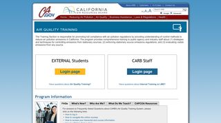 Air Quality Training | California Air Resources Board
