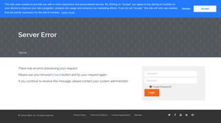 Carbon Black Partner Portal | Server Error