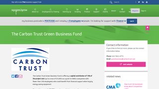 The Carbon Trust Green Business Fund - Signpost 2 Grow - Signpost ...