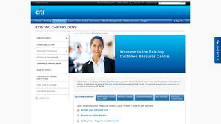Existing Cardholders - Citibank Australia