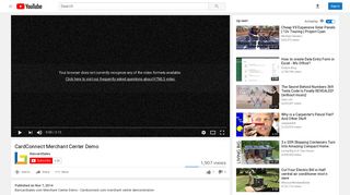 CardConnect Merchant Center Demo - YouTube