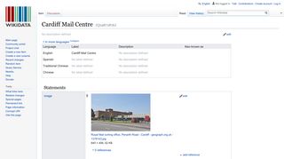 Cardiff Mail Centre - Wikidata