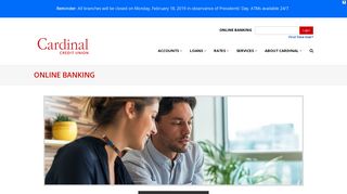 Online Banking | Cardinal Credit Union