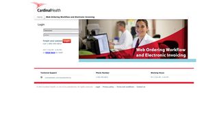 Web Ordering Workflow and Electronic Invoicing -- Cardinal Health