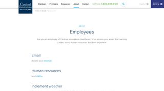 Employees | Quick Links | Cardinal Innovations Healthcare
