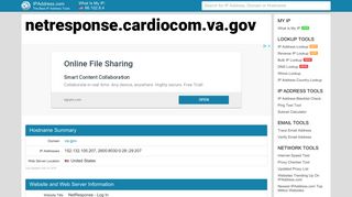 NetResponse - Log In - netresponse.cardiocom.va.gov