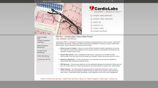 Online, Secure Access to Patient Data & Reports | CardioLabs