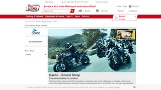 Cardo | Buy now from Louis | Louis motorcycle & leisure