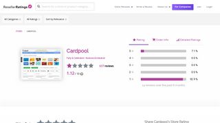 Cardpool Reviews | 632 Reviews of Cardpool.com | ResellerRatings