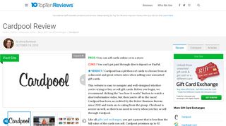 Cardpool Review - Pros, Cons and Verdict - Top Ten Reviews