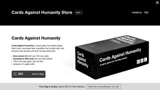 Cards Against Humanity Store