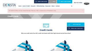 Credit Cards | DEXSTA, Serving Newcastle County DE