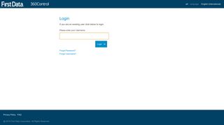 Commercial Card Services - Login Page