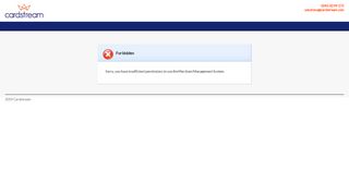 Login - Cardstream Administration