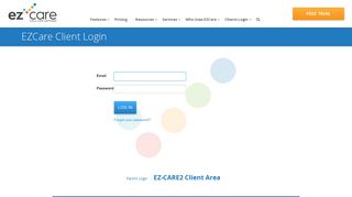 Client Login | EZCare Online Childcare Management Software