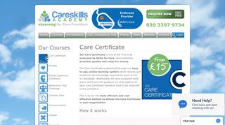 Care Certificate Courses | Online Care Certificate Training
