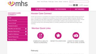 Hoosier Care Connect | MHS Indiana
