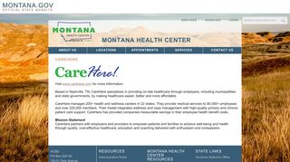CareHere - Montana Health Center - Montana.gov