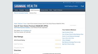Care N' Care Choice Premium H6328-001 (PPO) - US News Health