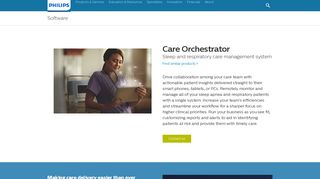 Care Orchestrator | Philips Healthcare