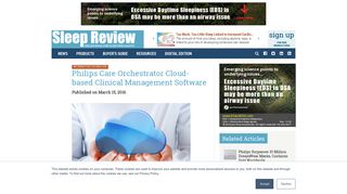 Philips Care Orchestrator Cloud-based Clinical Management Software ...
