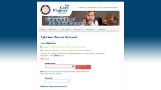 Log in below to - Life Care Planner Network Injury, Chonic illness, life ...