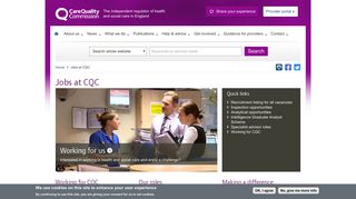 Jobs at CQC | Care Quality Commission