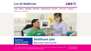 Healthcare careers | Care UK Healthcare