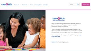 CT Care 4 Kids – Connecticut Office of Early Childhood