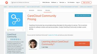 CareCloud Community Pricing | G2 Crowd