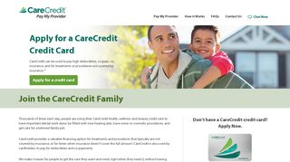 Apply for a CareCredit Credit Card
