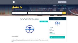 Caredoc is hiring. Apply now. - Jobs.ie