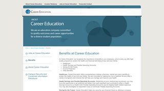 Benefits - Career Education Corporation