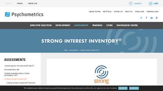 Strong Interest Inventory® Career Tests | Psychometrics Canada
