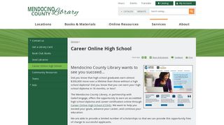 Career Online High School | Mendocino County, CA