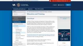 CareerScope - Education and Training