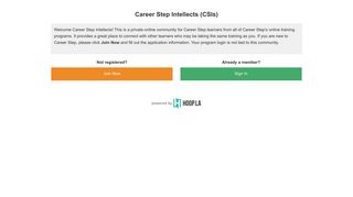 Sign In To Career Step Intellects (CSIs)