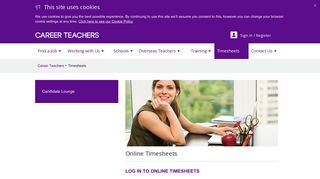 Online Timesheets - Career Teachers