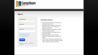CareerBeam | Sign In
