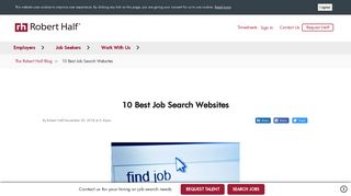 10 Best Job Search Websites | Robert Half