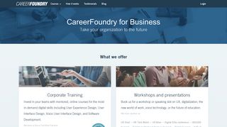 CareerFoundry | For Business