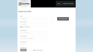 Submit Profile | CareerNet